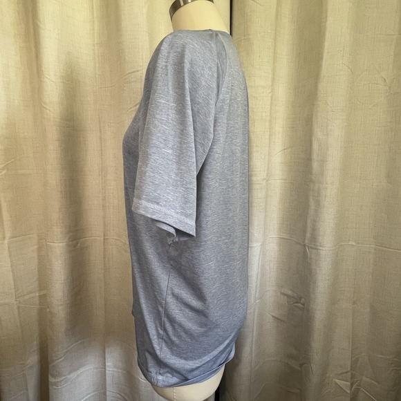 Nike Dri-Fit Shirt Men's Large Short Sleeve Blue - Picture 6 of 15